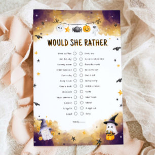 Papier Halloween Baby shower Jeu Elle Plutôt Jeu
