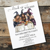 Papier Halloween Bachelorette sorcière