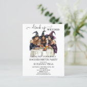 Papier Halloween Bachelorette sorcière (Debout devant)