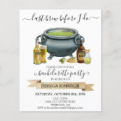 Papier Halloween Brew Bachelorte fête Automne Octobre (Devant)