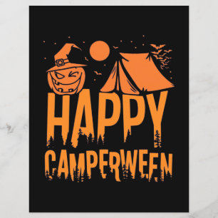 Papier Halloween Camper Nature
