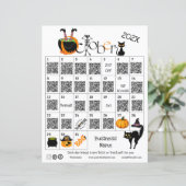 Papier Halloween Compte à rebours Calendrier de l'Avent P (Debout devant)
