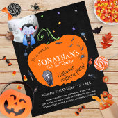 Papier Halloween Costume Enfants Fête Budget Invitation