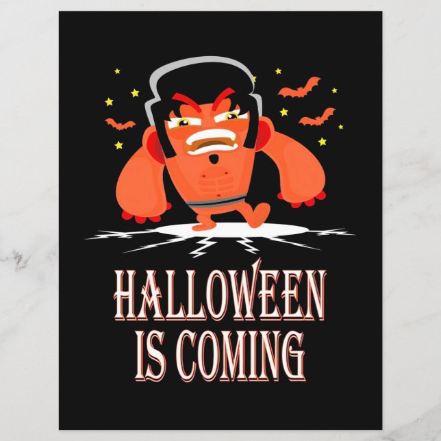 Papier Halloween est à venir (Devant)