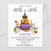 Papier Halloween Fête d'anniversaire enfants gâteaux gâte (Devant)