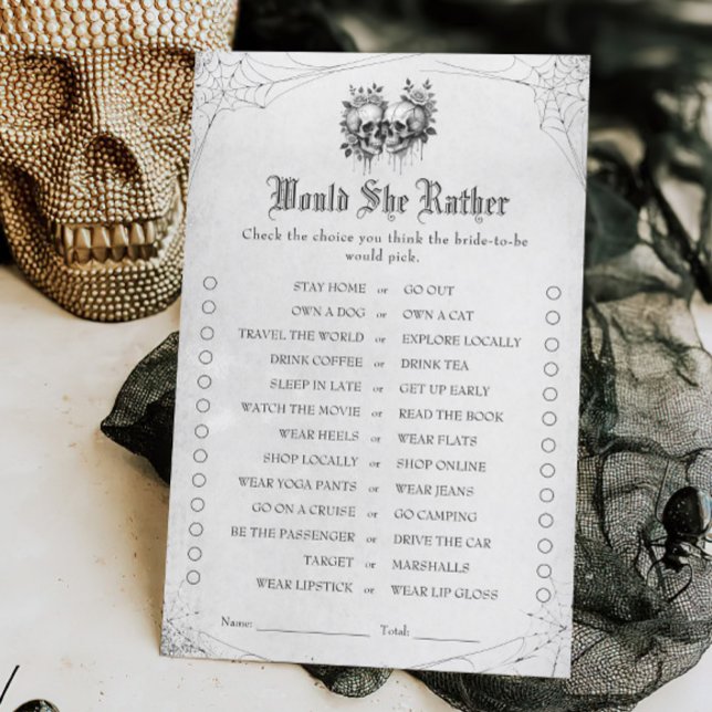 Papier Halloween Fête des mariées Voudrait-Elle Plutôt Jo (Créateur téléchargé)