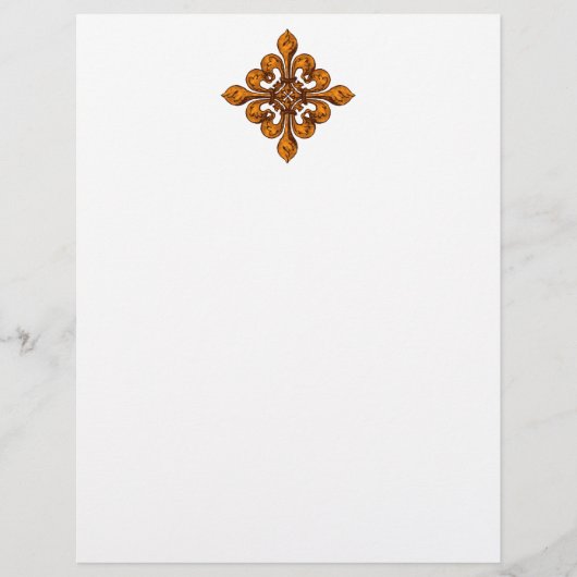 Papier Halloween Fleur de lis (Devant)