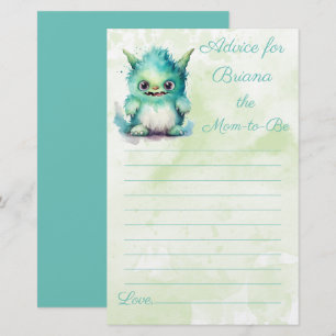 Papier Halloween Monster Boy Baby shower Conseils pour ma