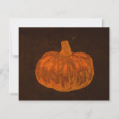 Papier Halloween Orange Citrouille Anniversaire Budget (Dos)