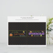Papier Halloween Party 1,55 oz Candy Bar Wrapper (Debout devant)