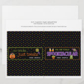 Papier Halloween Party 1,55 oz Candy Bar Wrapper (Devant / Derrière)