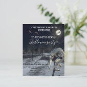 Papier Halloween Party Hiver Werewolf Effroi (Debout devant)