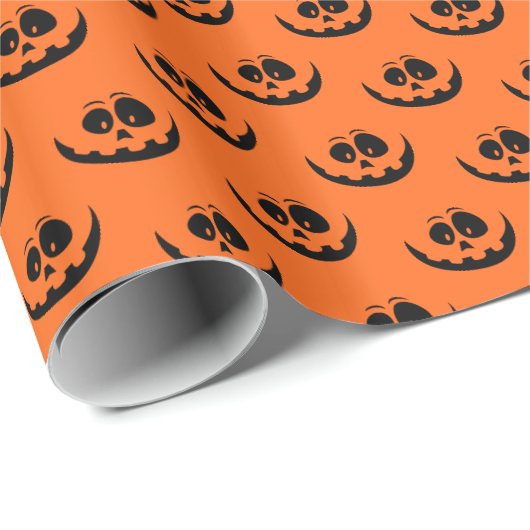Papier-Halloween-pompoen loopvlak Cadeaupapier (Rol Hoek)