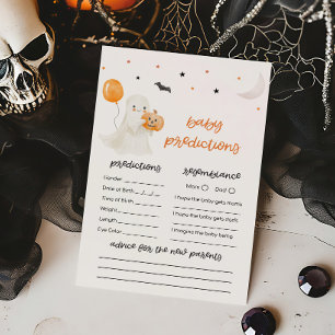 Papier Halloween Un Petit Boo Baby Predictions Jeu