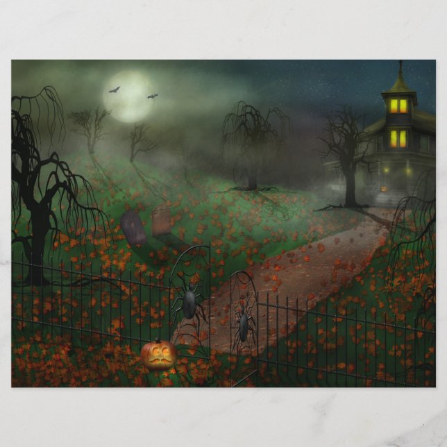 Papier Halloween - Un Soir De Hauteurs (Devant)
