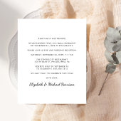 Papier Happily Ever After Photo Wedding Reception Invite