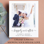 Papier Happily Ever After Photo Wedding Reception Invite