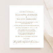 Papier Happily Ever After Photo Wedding Reception Invite