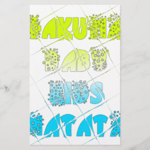 Papier Happy Colors Hakuna Matata Hakunamatata