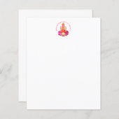 Papier Happy Diwali - Deepalavi Lakshmi Goddess 1 (Devant / Derrière)