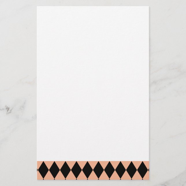 Papier Harlequin Melon et Noir (Devant)