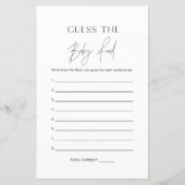 Papier HARLOW Jeu de devinette de nourriture pour bébé (Devant)