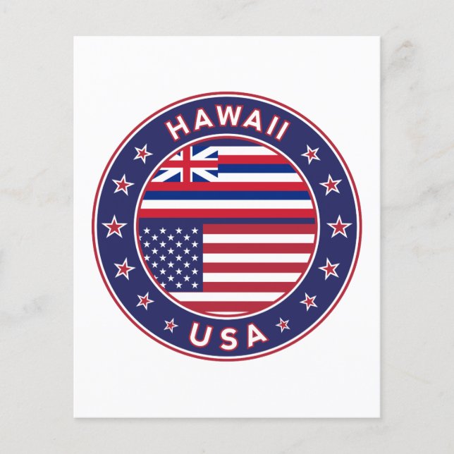 Papier Hawaii (Devant)