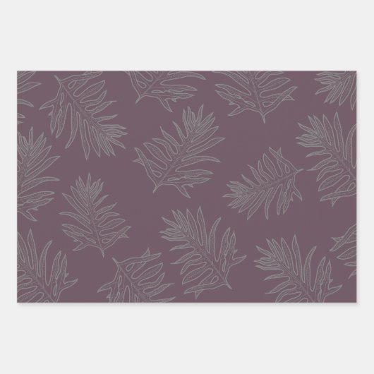 Papier Hawaiian Wrapper Set - 3 feuilles (Devant)