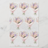 Papier He Said She Said Elegant Floral Bridal Shower Game (Dos)