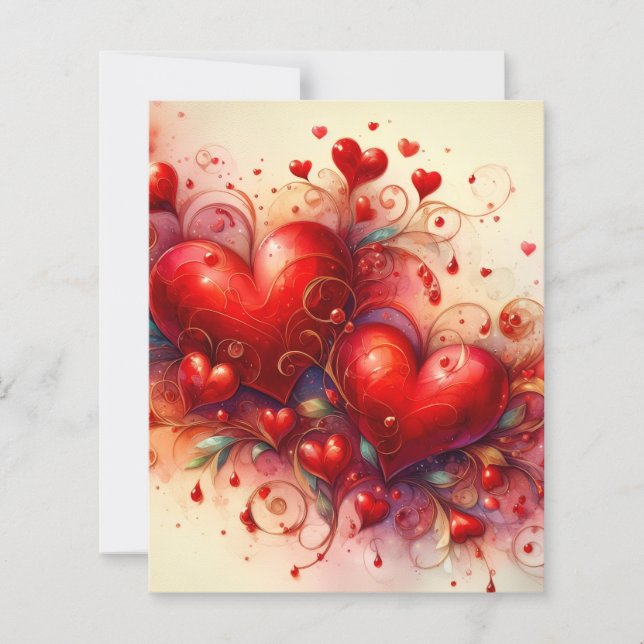 Papier heart scrapbook paper (Devant)