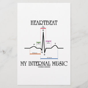 Papier Heartbeat My Internal Music (ECG/EKG Heartbeat)
