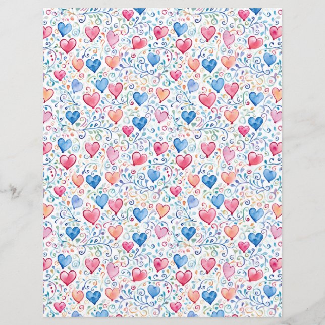 Papier Hearts (Dos)