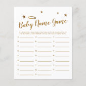 Papier Heaven envoyé Baby Name Shower Jeu (Devant)