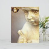 Papier Heavenant Angel Cherub (Debout devant)