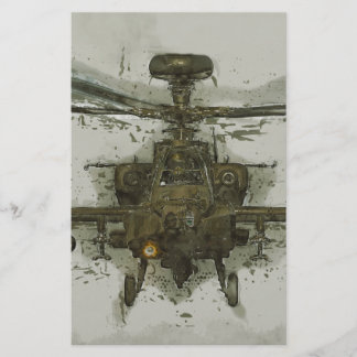 Papier Hélicoptère d'attaque Apache