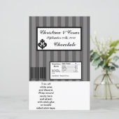 Papier Hershey's Large Bar Wrapper Black Grey Flourish St (Debout devant)