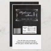 Papier Hershey's Large Bar Wrapper Modern Chalkboard Vint (Devant / Derrière)