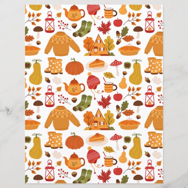 Papier Heure d'automne (Devant)