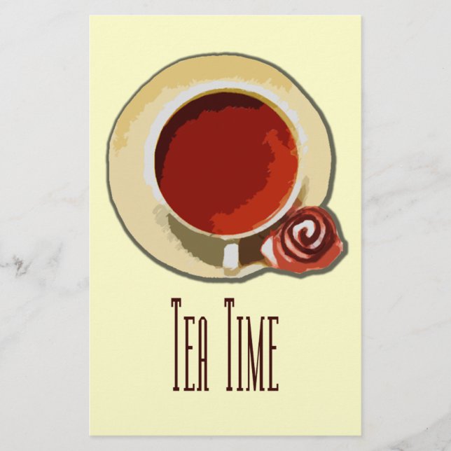 Papier Heure du thé (Devant)