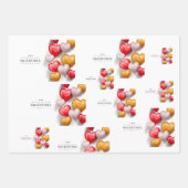 Papier Heureuse Sainte-Valentin élégant (Devant 2)