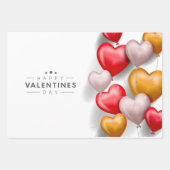 Papier Heureuse Sainte-Valentin élégant (Devant)