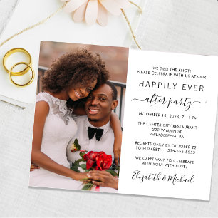 Papier Heureusement Jamais Après La Réception De Mariage