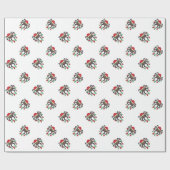 Papier heureux d'enveloppe de cadeau d'araignée de (Plat)