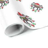 Papier heureux d'enveloppe de cadeau d'araignée de (Coin rond)