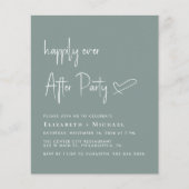 Papier Heureux Jamais Après Mariage Après Invitation De F (Devant)