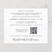 Papier Heureux toujours après la photo du parti QR Code M (Dos)