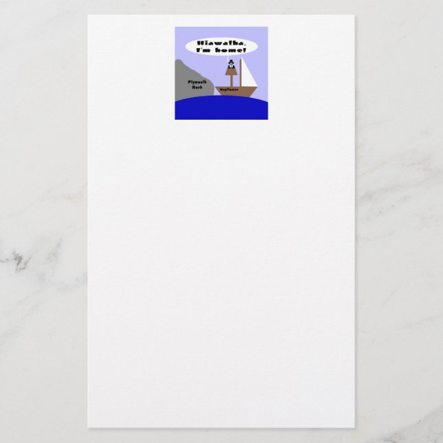 Papier Hiawatha, je suis chez moi (Devant)