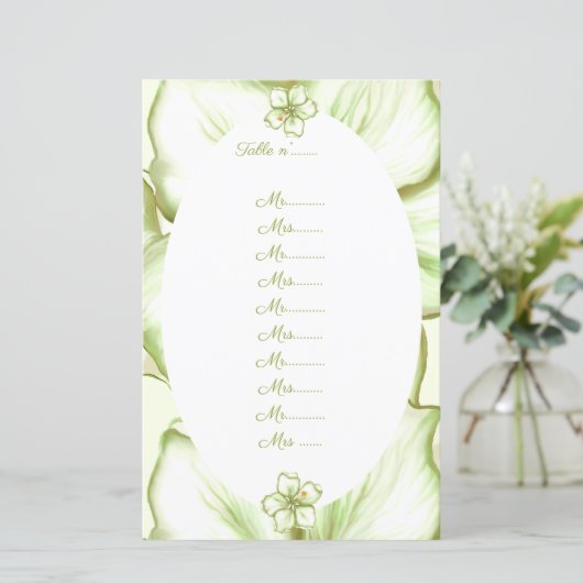 Papier Hibiscus & dentelle BLANC (Debout devant)