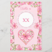 Papier Hibiscus & dentelle PINK (Dos)