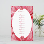 Papier Hibiscus & dentelle RED (Debout devant)